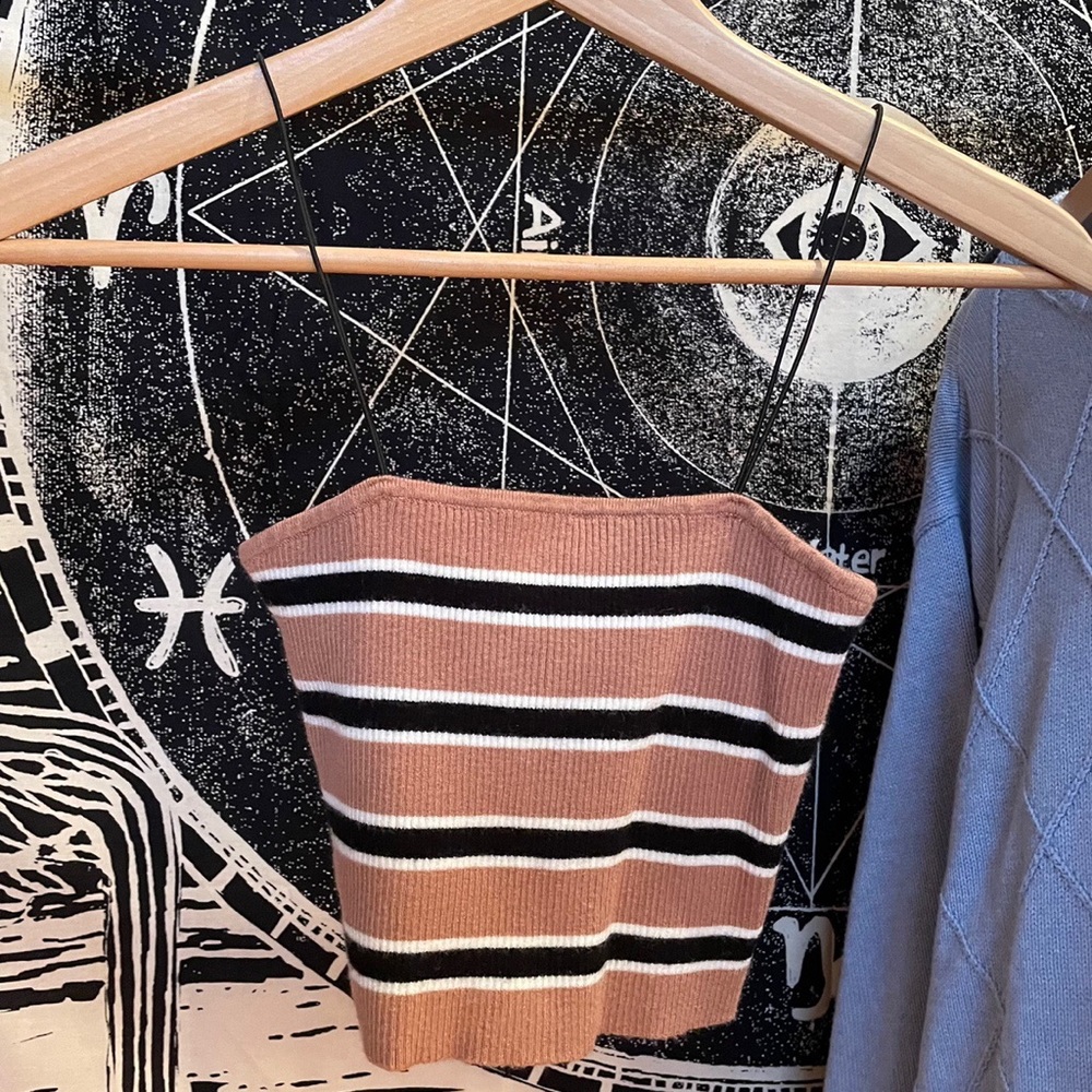Pacsun Kendall & Kylie striped tank/cami top